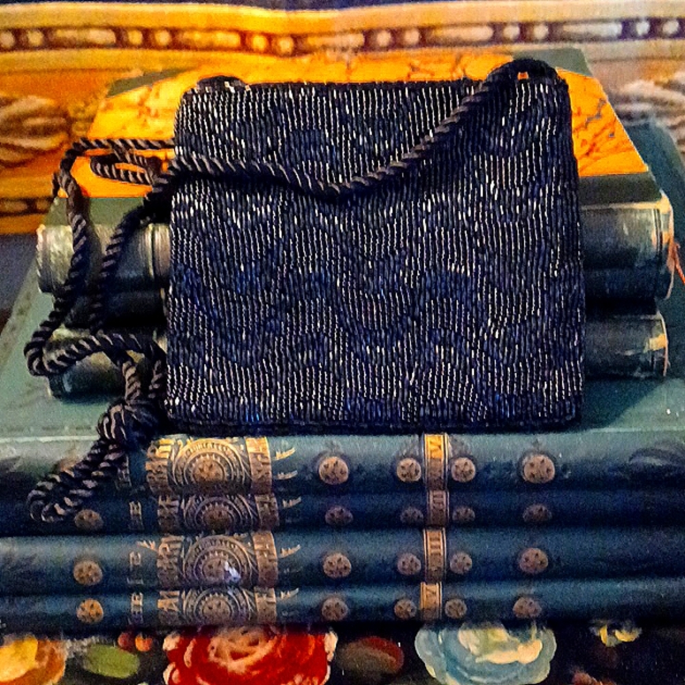 Small evening beaded bag